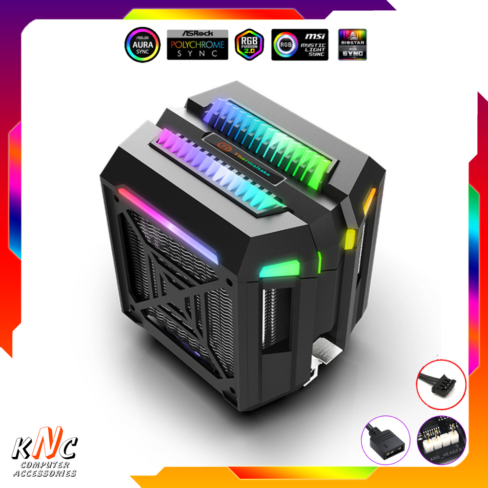 Quạt Tản Nhiệt CPU Thermaltake T400 Led 5v ARGB Đồng Bộ Hub Coolmoon ...