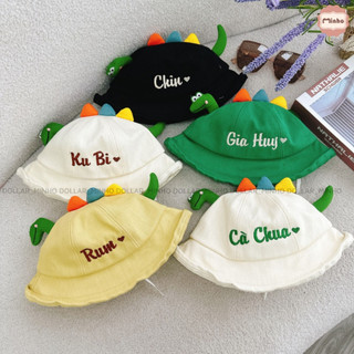 Mũ Khủng Long vòng đầu 52cm cho bé từ 2 tuổi đến 5 tuổi siêu dễ thương, đáng yêu phong cách riêng Dollar Minho