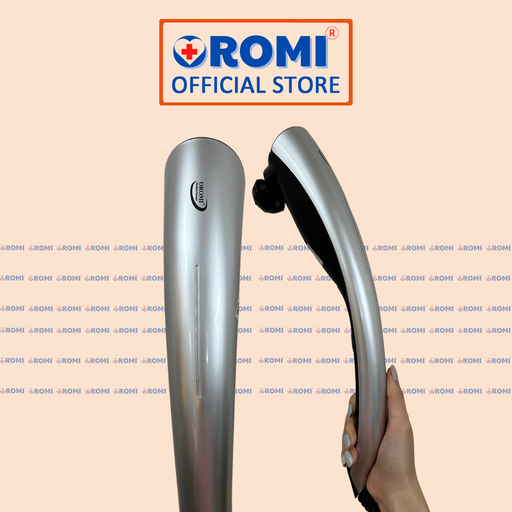 Máy massage cầm tay cắm điện 3 đầu 2 cấp độ OROMI OMR-615 - Bảo hành chính hãng 1 năm