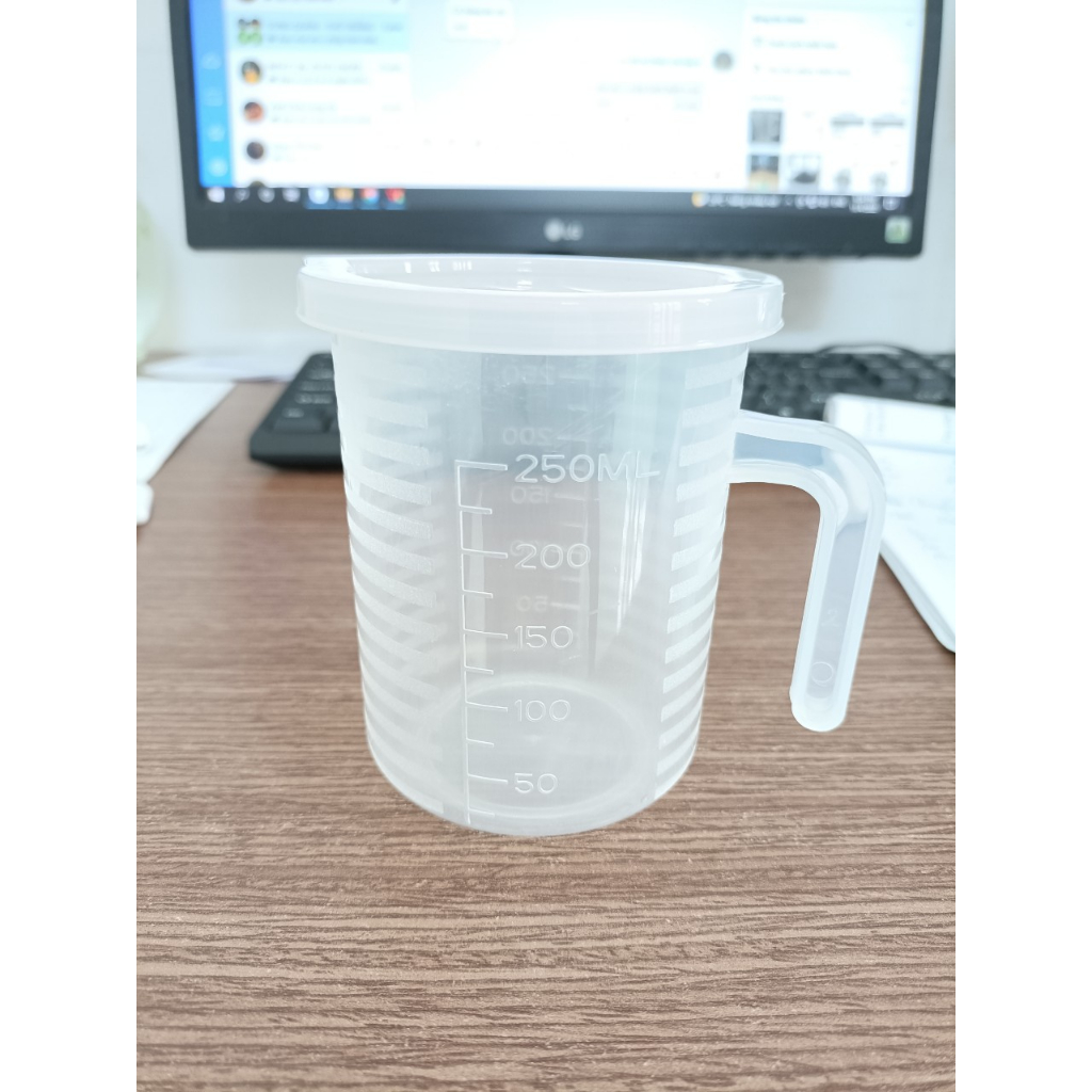 Ca đong Có Nắp chia vạch, ly đong chia vạch nhựa 2L/3L5/5L ( loại chịu nhiệt )