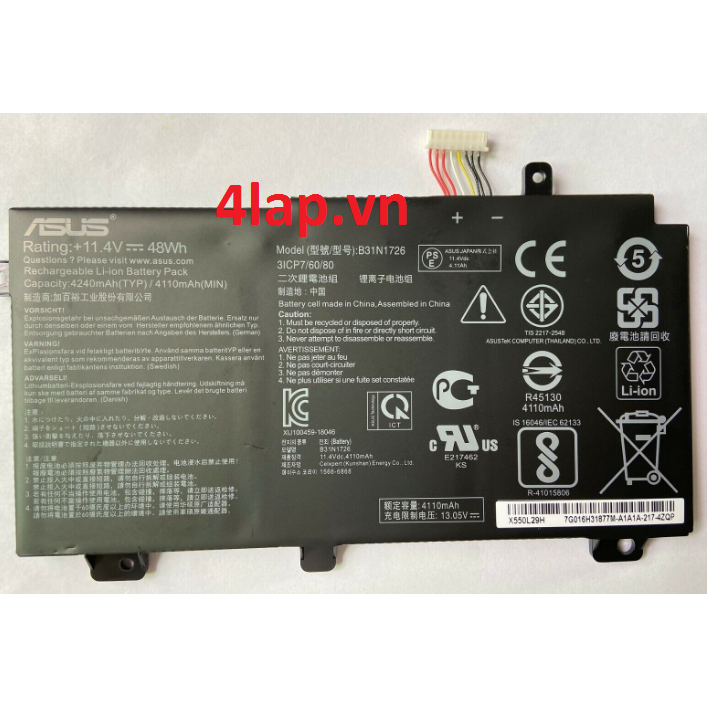 Ventilateur CPU Asus ROG G513IC G513IE G513IH G513QC G513QE Fan