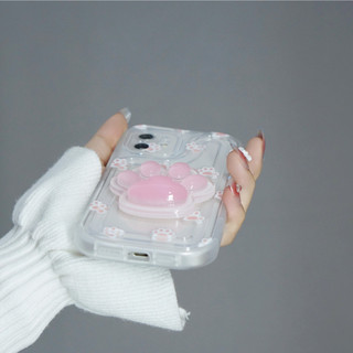 Ốp lưng iphone trong suốt chống sốc bàn chân mèo 3d 6/6s plus/7/7plus/8/8plus/x/xr/11/12/13/14/15/16/max/promax xx2017