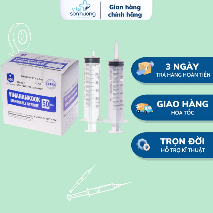 Bom tiem 1 lan 50ml-Kim tiêm 50cc VINAHANKOOK SỬ DỤNG 1 LẦN – 2