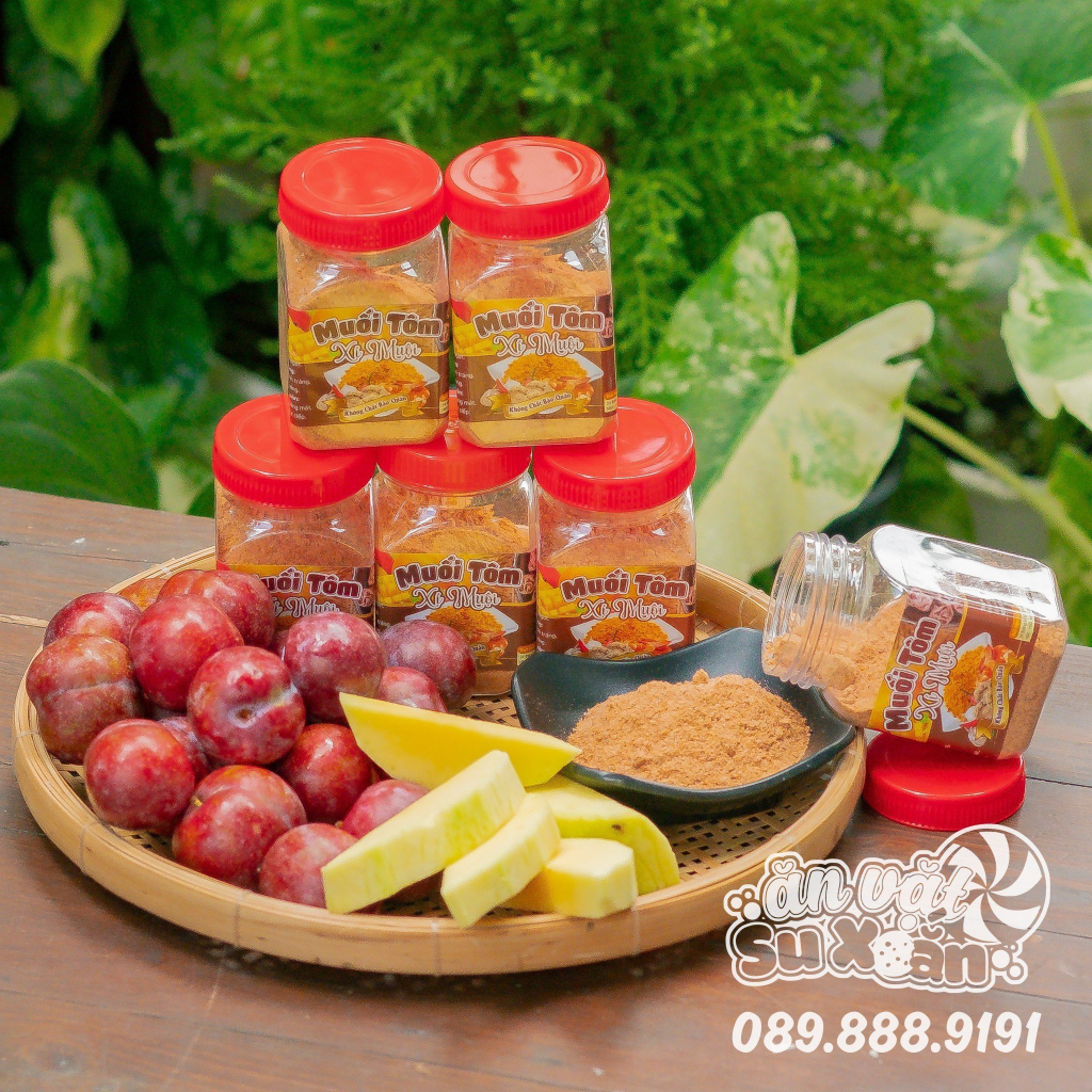 Muối tôm xí muội Ăn Vặt Su Xoắn