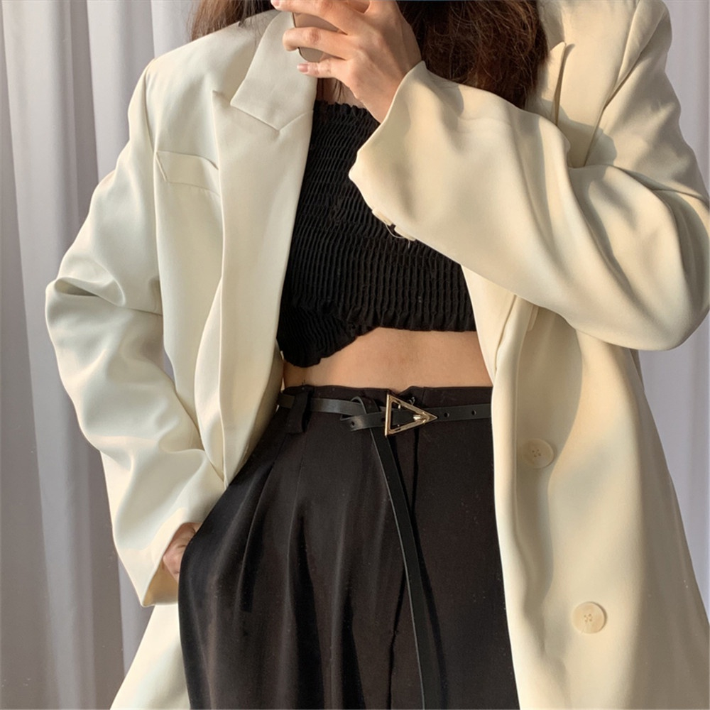 Đai váy bản nhỏ 1.1cm tam giác DV06 Dây thắt lưng da nữ nịt váy áo vest Blazer vest sơ mi dạ size nhỏ Horizon