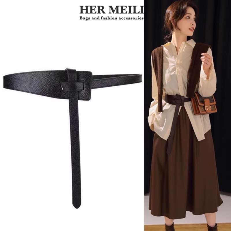 Đai váy nữ da Corset DV12 sang chảnh Dây đai nịt váy thắt lưng Hàn Quốc tiểu thư nịt áo khoác blazer vest dạ