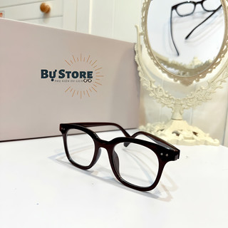 Mắt kính giả cận dáng vuông nam nữ hàn quốc - Bự Store