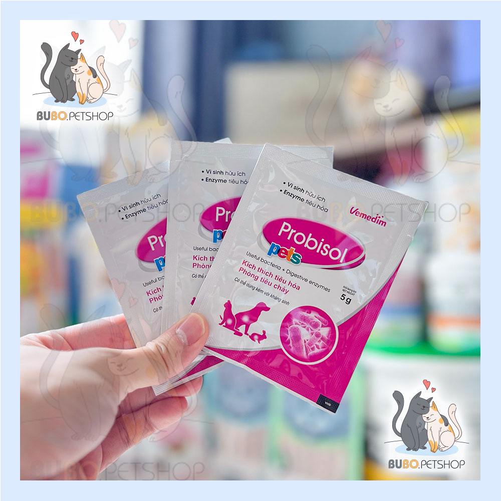 Probisol Men Tiêu Hóa Chó Mèo gói 5g - Vemedim | Shopee Việt Nam
