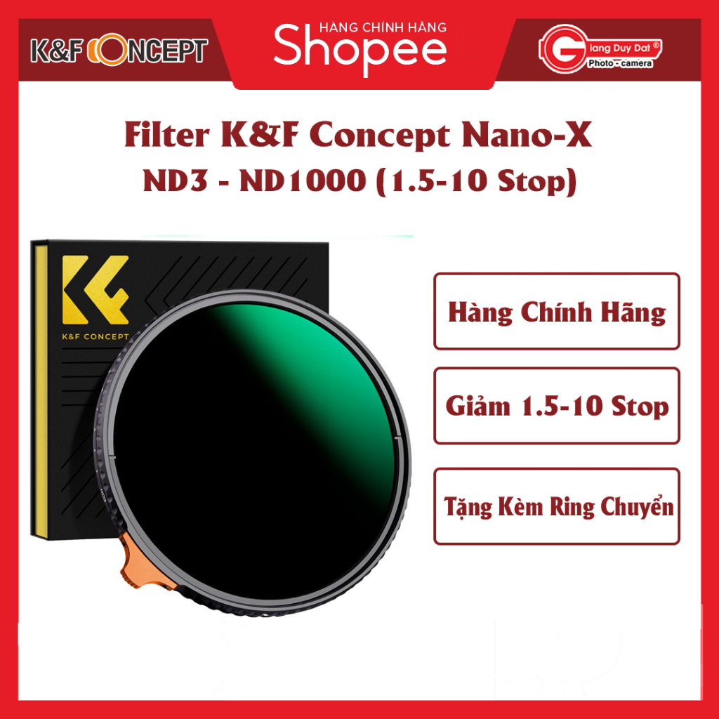 72mm Variable ND Filters ND2-32 Adjustable Fader Neutral Density ND2 - ND32 Filter, NO Spot X Black X Issue, MRC 28-Layer, Ultra Slim, Waterproof