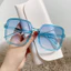 Kính râm mát nữ nam phong cách retro Hàn Quốc mắt kính không độ chống UV400 tia bức xạ thời trang đẹp giá rẻ HANASO 214