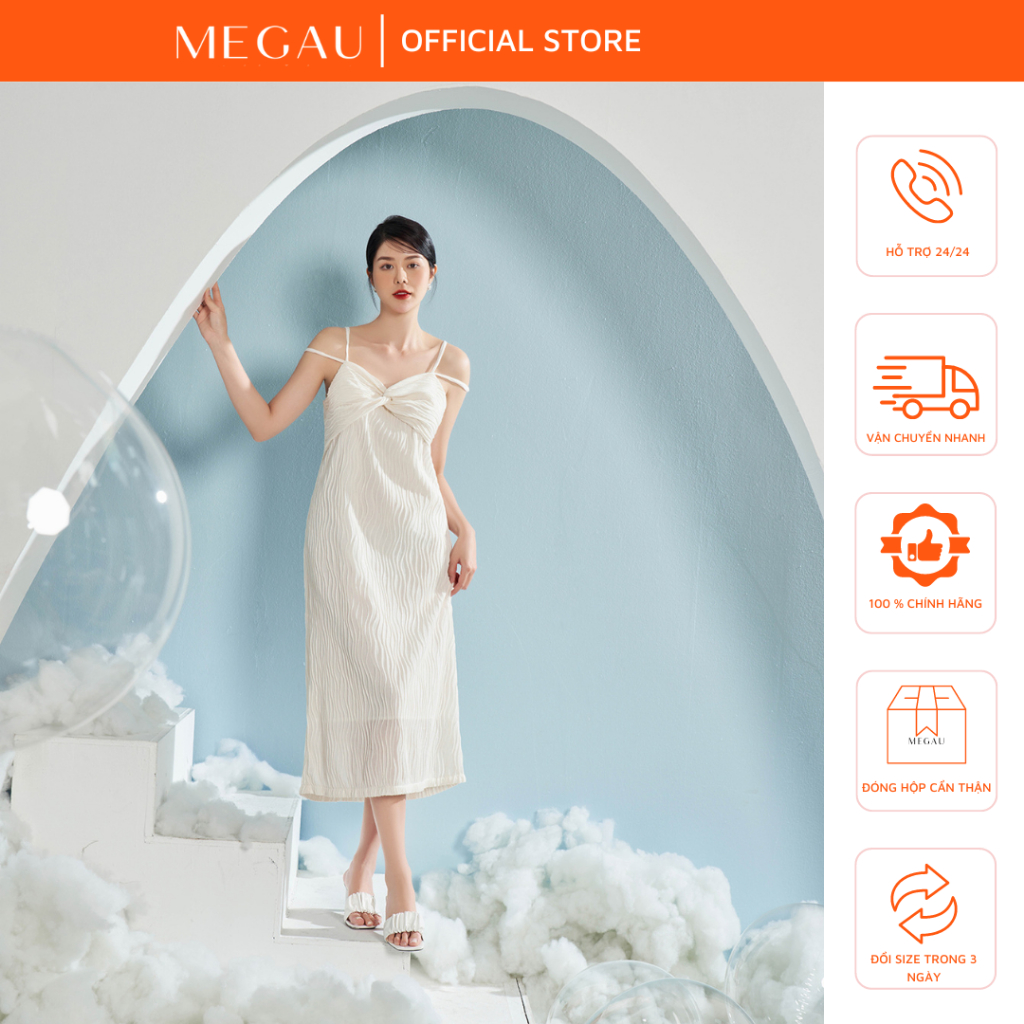 TAYLOR – Đầm hai dây sang trọng thương hiệu MEGAU