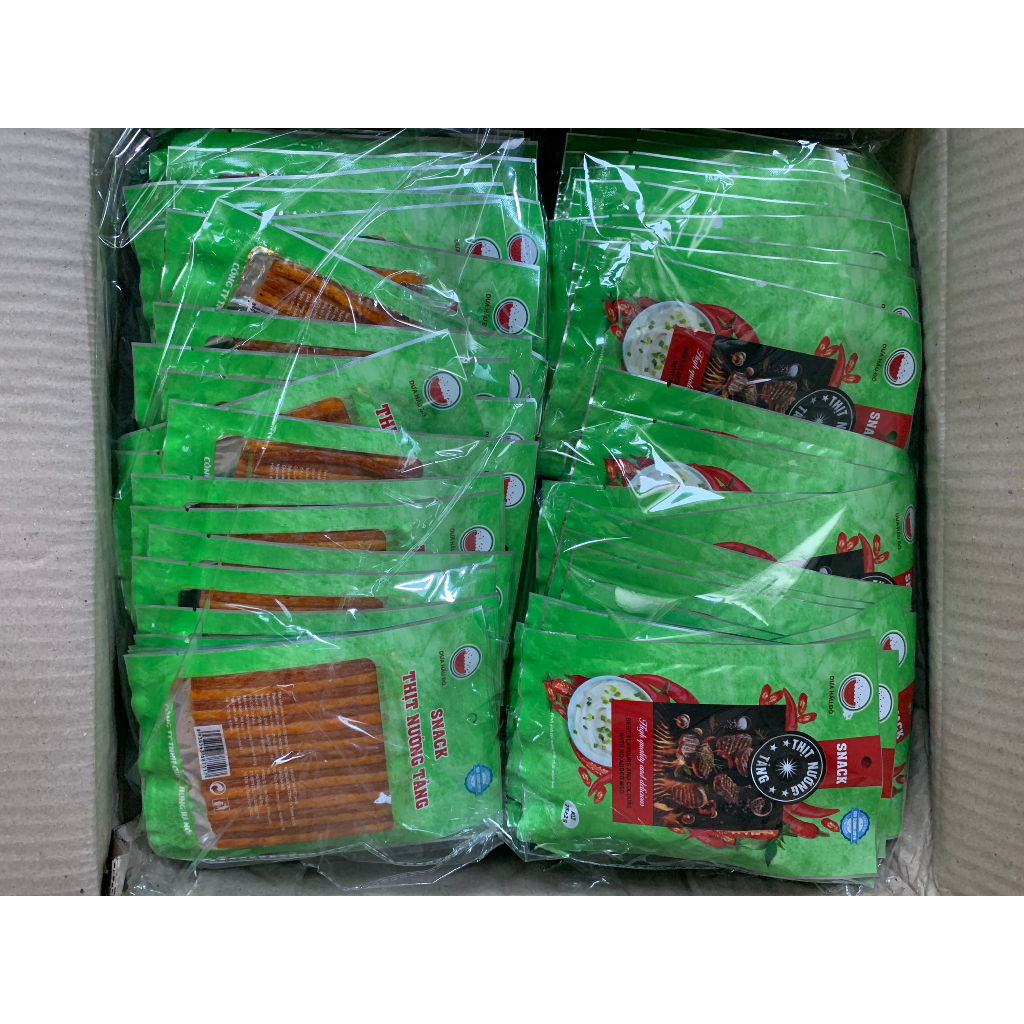 Snack Thịt Nướng Tảng Dưa Hấu Đỏ Làm Từ Bột Mỳ, Đồ Ăn Vặt Cổng Trường Hot