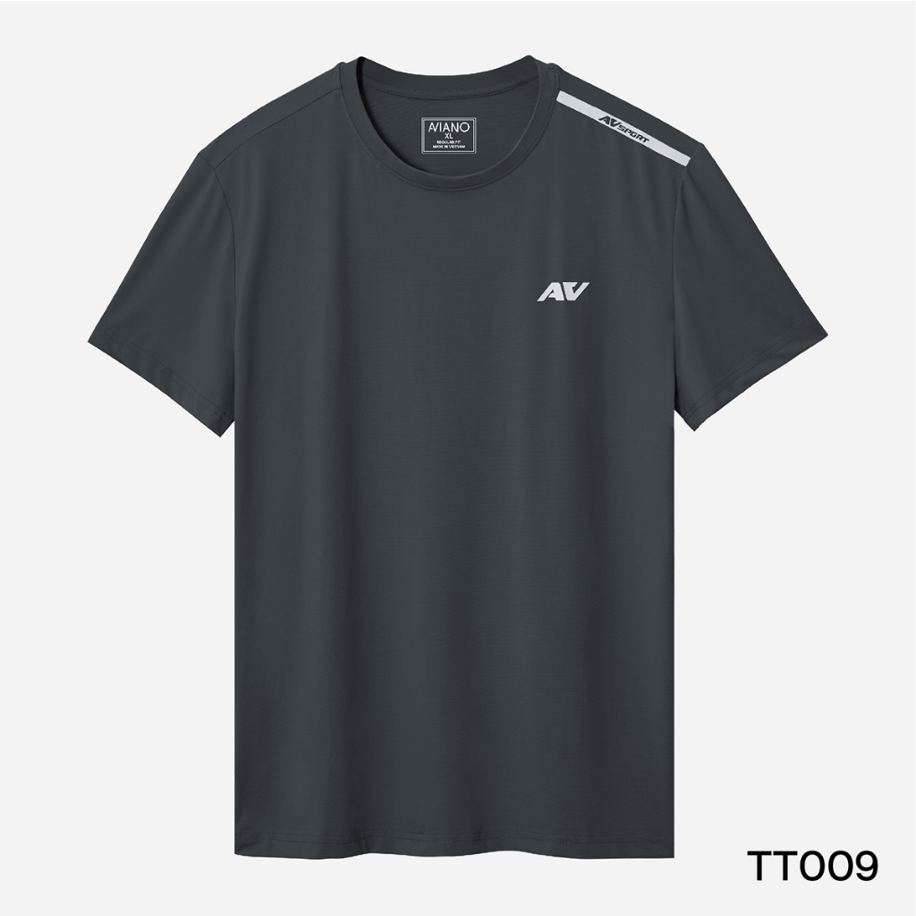 Ảnh Áo Thun Thể Thao Nam Công Nghệ Dri-Air Siêu Mát AVIANO, Áo Thun Nam Thiết Kế Viền Vai Thoáng Khí, Thoải Mái Vận Động 4