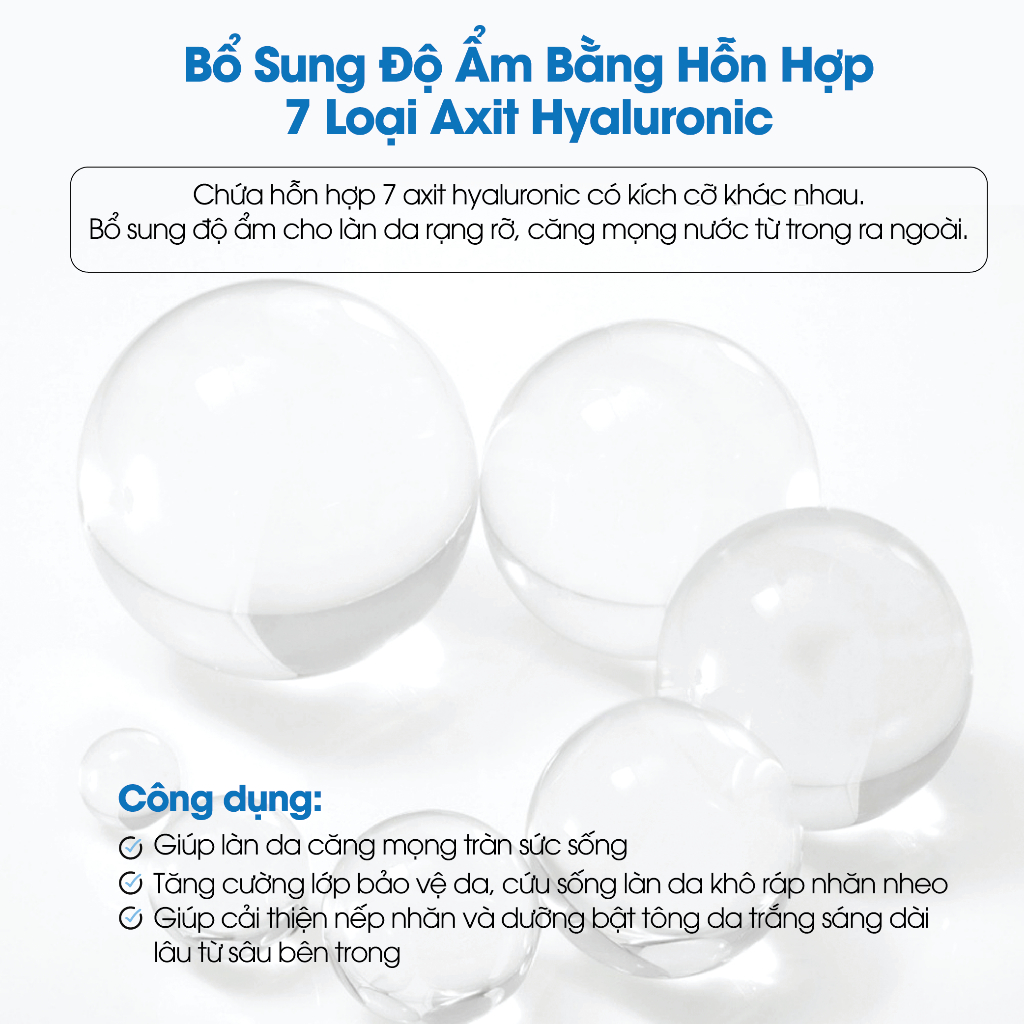 Ảnh Tinh Chất Cấp Ẩm Làm Trắng Da Ample:N Hyaluron Shot Light Ampoule 100ml 4