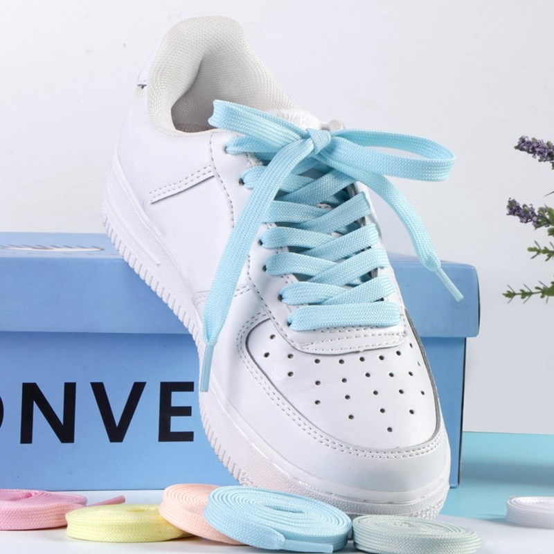 Dây Giày Thể Thao Sneaker Nhiều Màu Cao Cấp 3B Bản Dẹt Dài 120cm- 1 cặp 2 dây [Gift Ngẫu Nhiên]