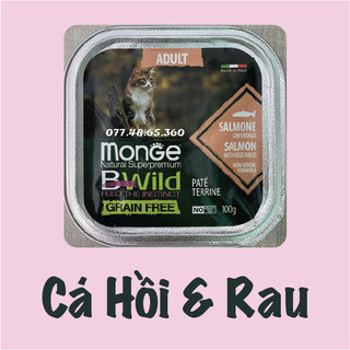 [Thanh Lý Date xa] Pate cho mèo Monge 100g - pate Ý - pate cao cấp giành cho Mèo __