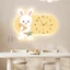 Tranh Cắt 3D LED Đồng Hồ Động Vật Xinh Trang Trí Nhà, Quán Cà Phê Hiện Đại Xưởng Giá Rẻ