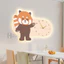 Tranh Cắt 3D LED Đồng Hồ Động Vật Xinh Trang Trí Nhà, Quán Cà Phê Hiện Đại Xưởng Giá Rẻ