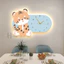 Tranh Cắt 3D LED Đồng Hồ Động Vật Xinh Trang Trí Nhà, Quán Cà Phê Hiện Đại Xưởng Giá Rẻ