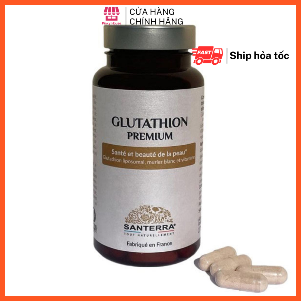 Viên Uống Trắng Da Glutathion Premium Santerra Shopee Việt Nam 