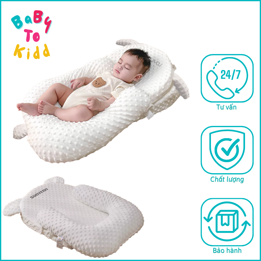 1. Gối chống trào ngược cho bé cao cấp kiêm đệm định hình tư thế