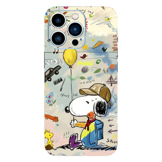 Tấm dán Skin Mặt Sau Snoopy MS01 FULL VIỀN 14 pro max , 13 pro max ,12 pro max , 11 pro max , xs max - FukiShop