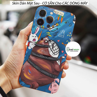 Tấm dán Skin Mặt Sau Bunny MS02 FULL VIỀN 14 pro max , 13 pro max ,12 pro max , 11 pro max , xs max - FukiShop