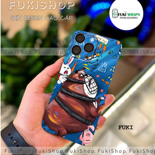 Tấm dán Skin Mặt Sau Bunny MS02 FULL VIỀN 14 pro max , 13 pro max ,12 pro max , 11 pro max , xs max - FukiShop