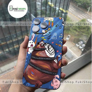 Tấm dán Skin Mặt Sau Bunny MS02 FULL VIỀN 14 pro max , 13 pro max ,12 pro max , 11 pro max , xs max - FukiShop