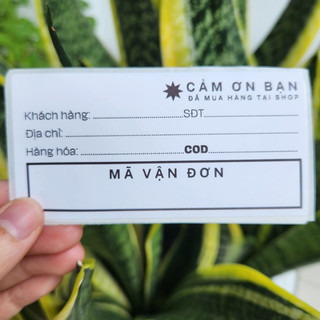 50 Tem phiếu giao hàng Hóa đơn bán hàng Nhãn ghi mã vận đơn keo dán thùng gói hàng 10x5cm, 10x4cm