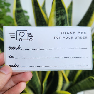50 Tem phiếu giao hàng Hóa đơn bán hàng Nhãn ghi mã vận đơn keo dán thùng gói hàng 10x5cm, 10x4cm