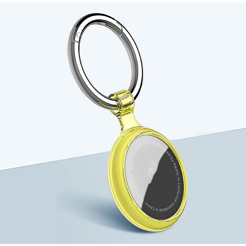 Bao Case Vỏ Bảo Vệ Silicone TPU Trong Suốt Keychain cho Apple AirTag ...