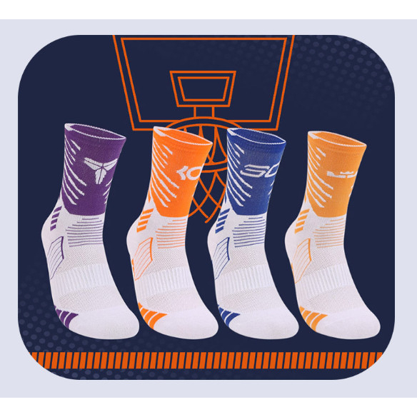 Vớ Tất LAKERS cao cổ đủ màu phong cách bóng rổ, thời trang, năng động.