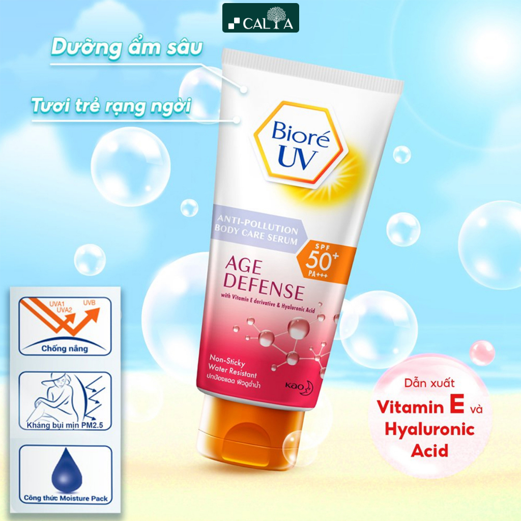 Ảnh Serum Dưỡng Thể Biore Body Chống Nắng, Kháng Bụi, Dưỡng Trắng - Bioré UV Body SPF50/PA+++ 50ml/150ml 3