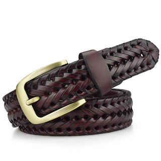 Thắt lưng nam da đan, Thắt lưng nam da thật, Nịt lưng đan da bò đan tay thủ công HANDMADE