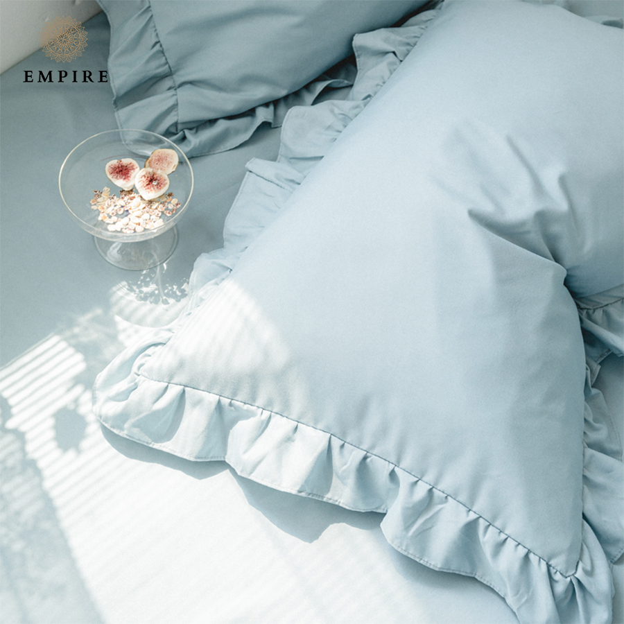 Bộ chăn ga 5 món set ga cotton tici bèo Empire ga giường bo chun cao cấp - Empire | Bedding & Decor