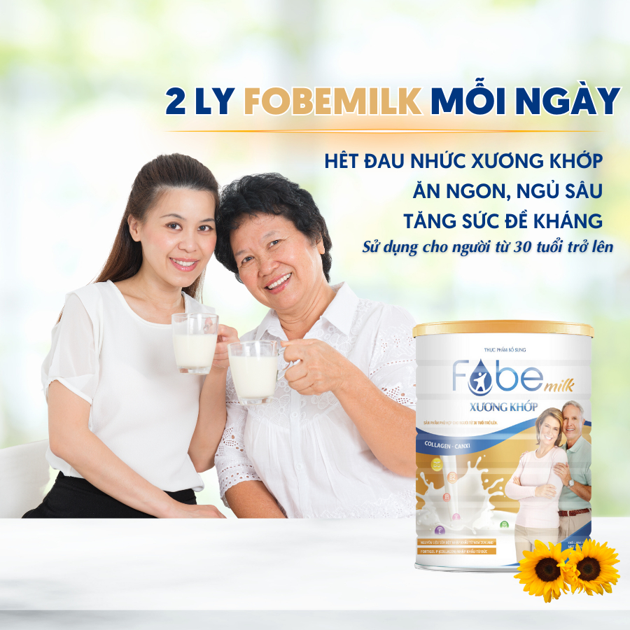 Sữa Giảm Đau Xương Khớp Fobe Bổ Sung Canxi và Giúp Ngủ Ngon - Người ...