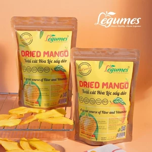 Xoài Sấy Dẻo Légumes 500g – Không Đường / Ít Ngọt, Không Chất Bảo Quản, Đặc Sản Việt Nam Dried Mango