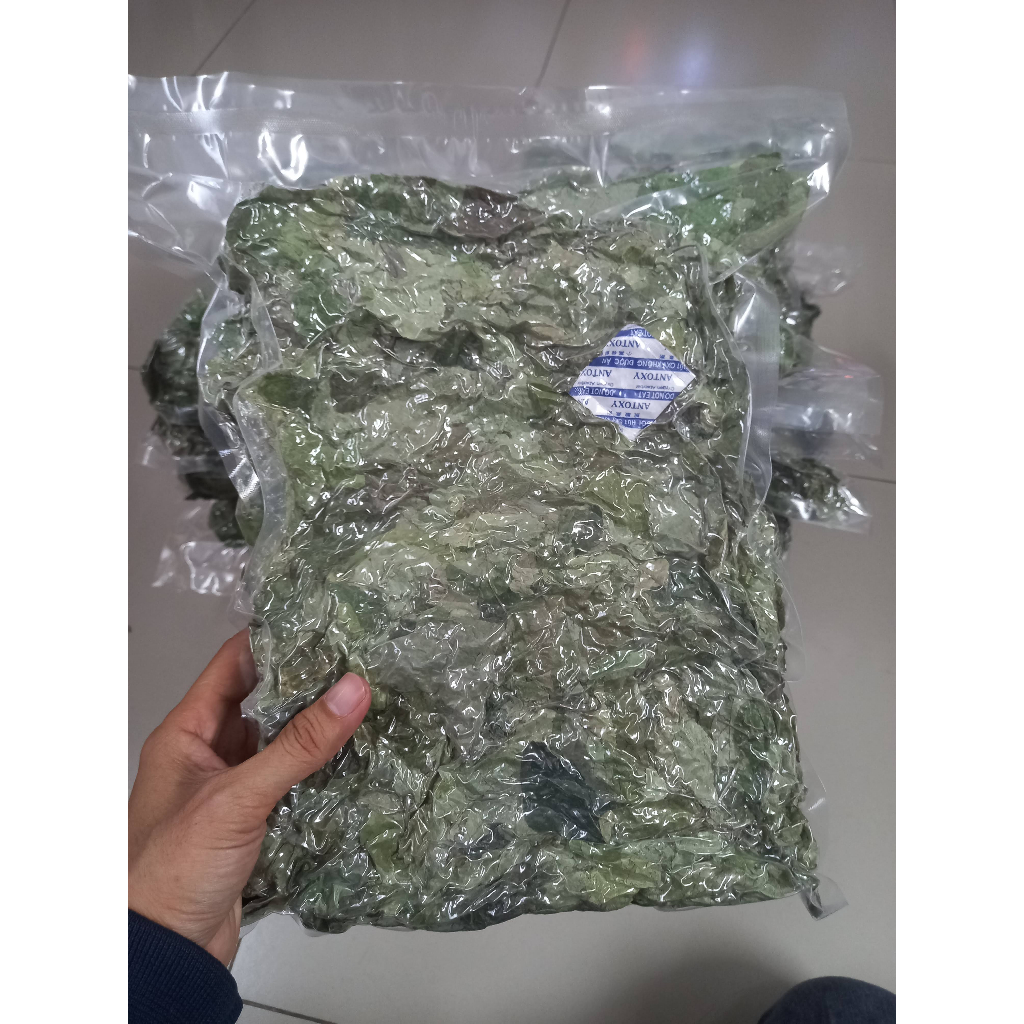 Lá sương sâm lông khô , 1kg , tặng nang mực, hút chân không | Shopee Việt  Nam