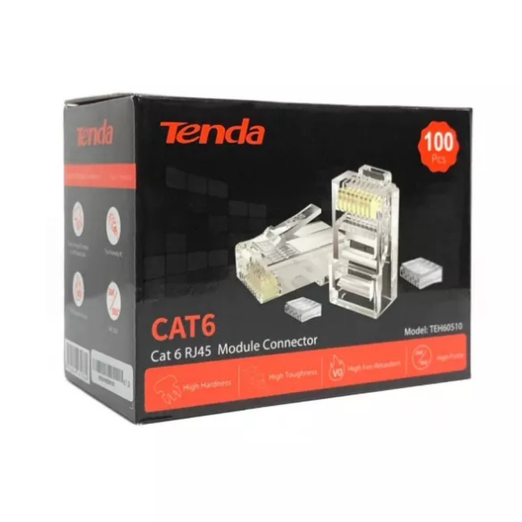 Đầu RJ45 CAT6 Tenda TEH60510 (Hộp 100 cái) Shopee Việt Nam