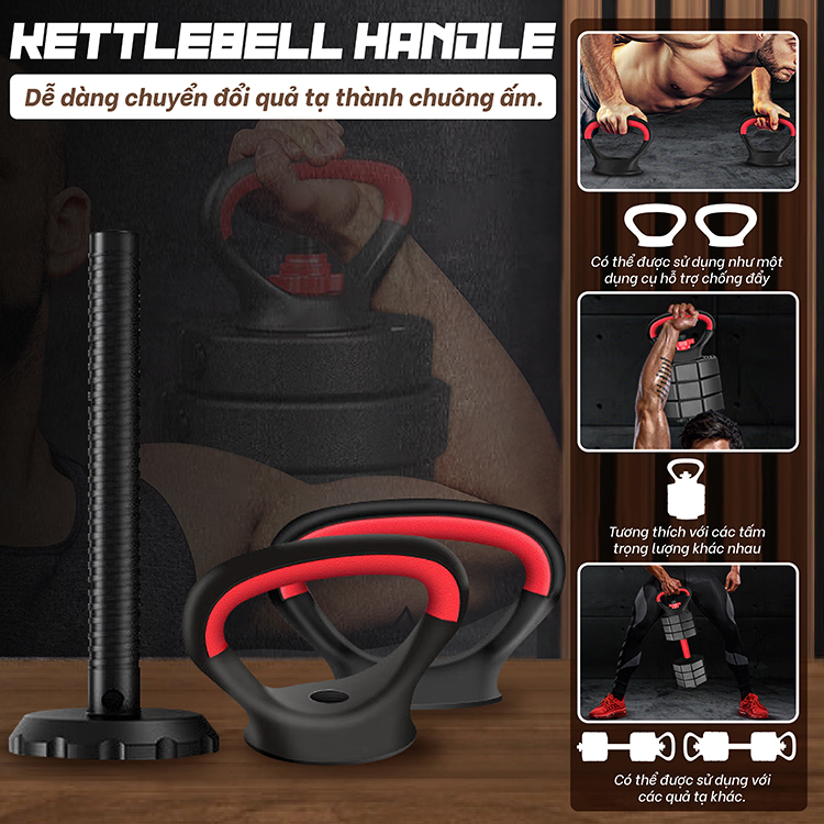 Ảnh BG-Bộ Quai Tay Cầm Tạ Chuông,Tạ Ấm,Có Thể Điều Chỉnh An Toàn Khi Tập Gym tiện lợi 3