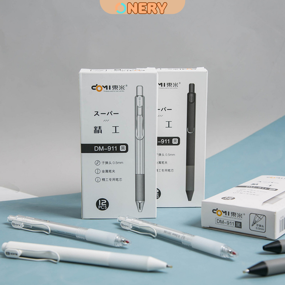 Bút Bi Bấm DOMI Basic Pens - Bút Viết Chất Lượng Cao  - ONERY Shop