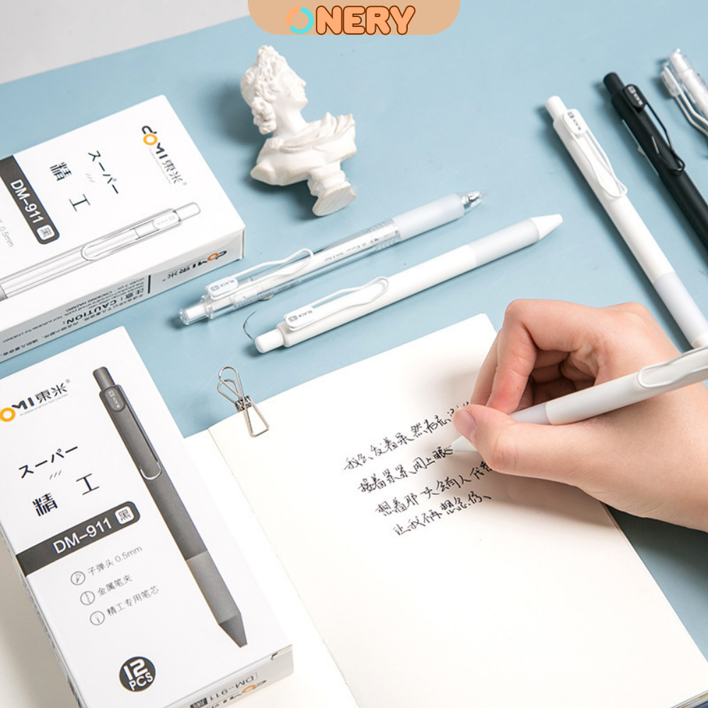 Bút Bi Bấm DOMI Basic Pens - Bút Viết Chất Lượng Cao  - ONERY Shop