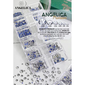 Đá chân lưới 16 khía đủ màu cao cấp mix size đủ 6 kích thước từ nhỏ đến to Premium ANGELICA ANG-P10