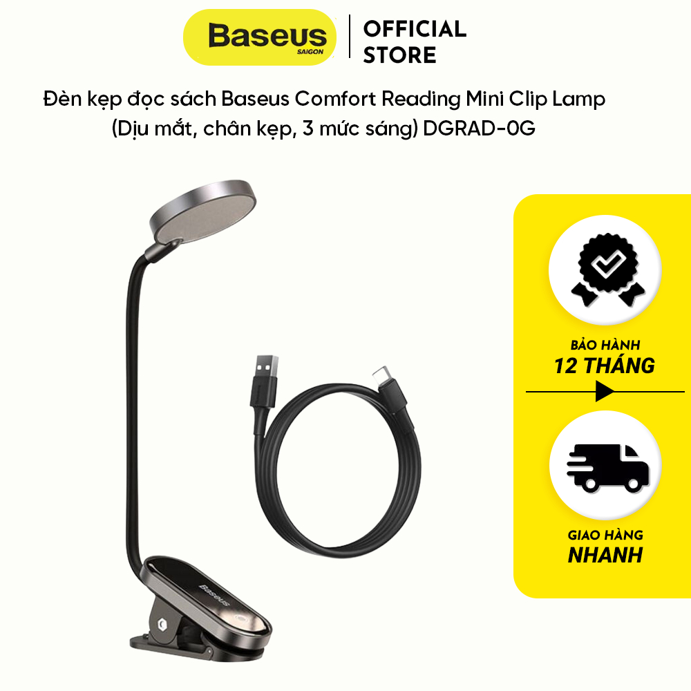 Đèn Kẹp đọc Sách Baseus Dgrad 0g Comfort Reading Mini Clip Lamp Hàng Chính Hãng Shopee Việt Nam