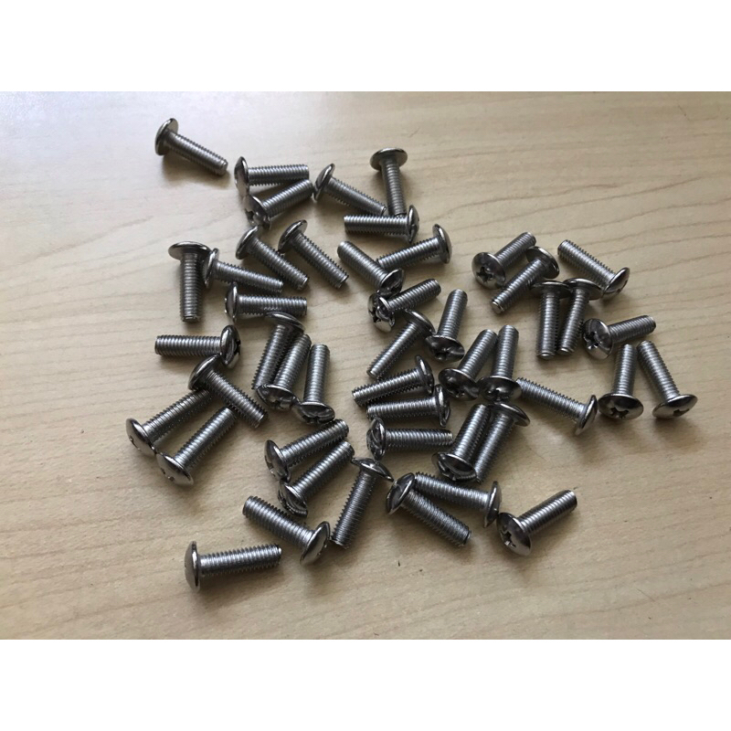ỐC pake đầu dù 4- 5-6 ly inox 201 ( bịch 50 con) | Shopee Việt Nam