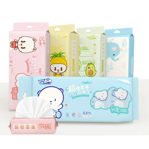 Combo 8 Gói Khăn Ướt Mini – Dễ Thương, Tiện Dụng Khi Đi Ra Ngoài – 64 Miếng