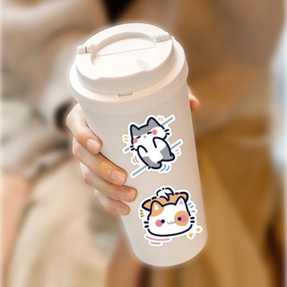 Set 60-63 Nhãn Dán Sticker Hoạt Hình Chống Thấm Nước Trang Trí Mũ Bảo Hiểm, Laptop, Sổ, Vali