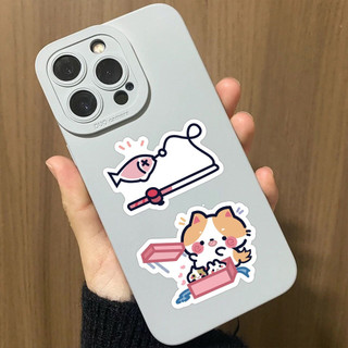 Set 60-63 Nhãn Dán Sticker Hoạt Hình Chống Thấm Nước Trang Trí Mũ Bảo Hiểm, Laptop, Sổ, Vali