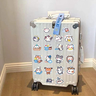 Set 60-63 Nhãn Dán Sticker Hoạt Hình Chống Thấm Nước Trang Trí Mũ Bảo Hiểm, Laptop, Sổ, Vali
